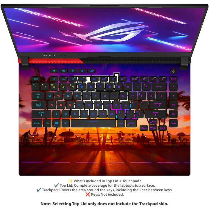 Asus Laptop Skin - GTA 6 Tropical Glow