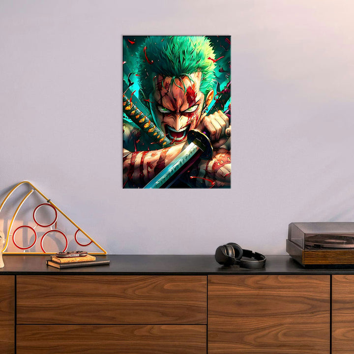 Metal Poster - One Piece Roronoa Zoro OP21