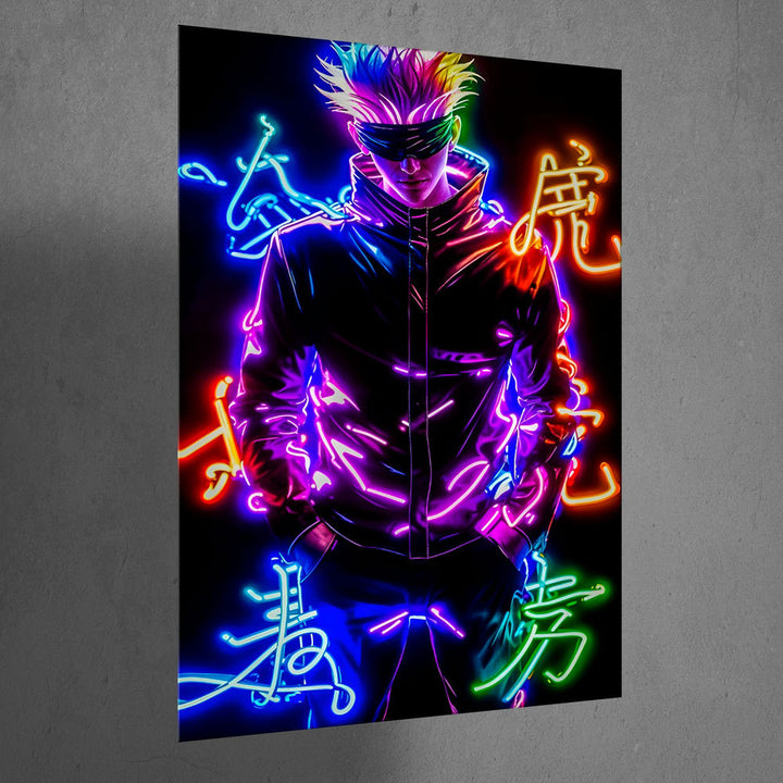 Metal Poster - Anime Satoru Gojo SG02