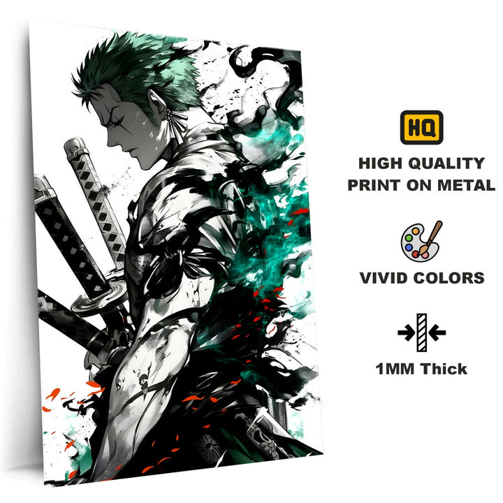 Metal Poster - One Piece Roronoa Zoro OP43