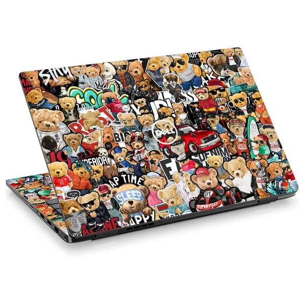 Dell Laptop Skin - Teddy Sticker Bomb