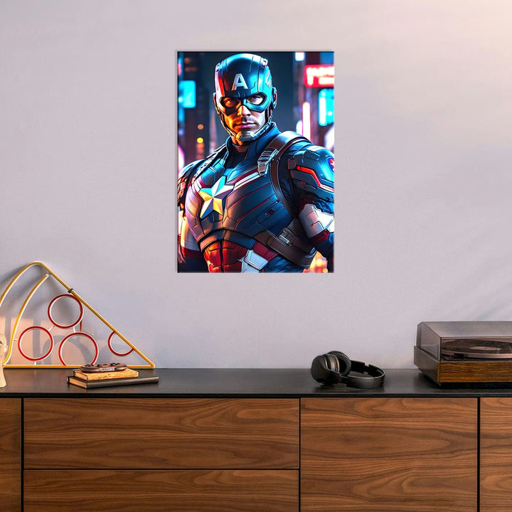 Metal Poster - Superhero Captain America CAP10