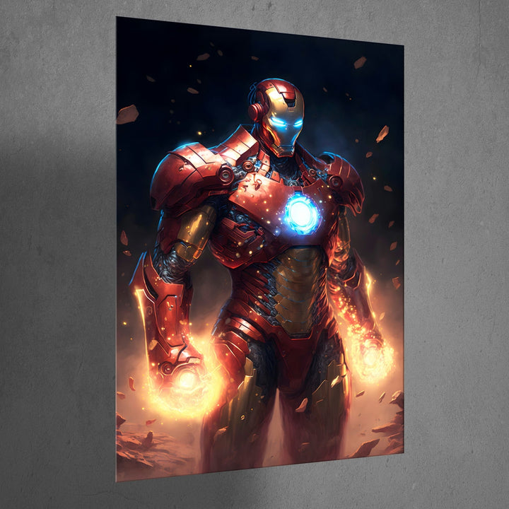 Metal Poster - Superhero Iron Man IM17