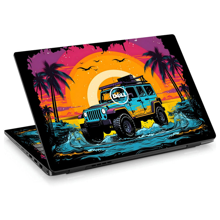 Dell Laptop Skin - Sunset Adventure Jeep