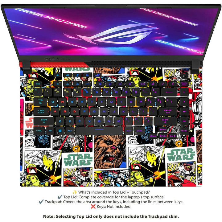 Asus Laptop Skin - Star Wars Comic Frames