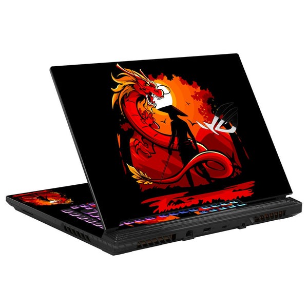 Asus Laptop Skin - Samurai Ninja Man with Sword