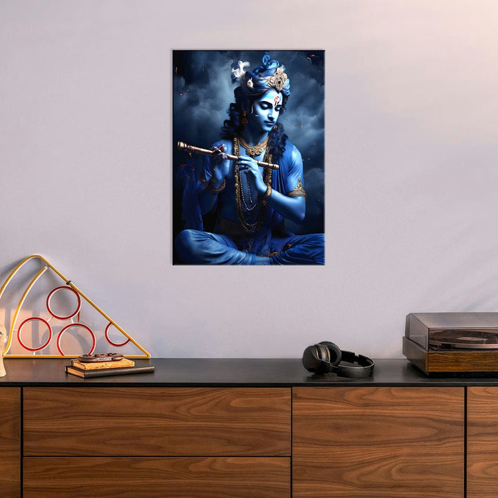 Metal Poster - Lord Krishna LK08