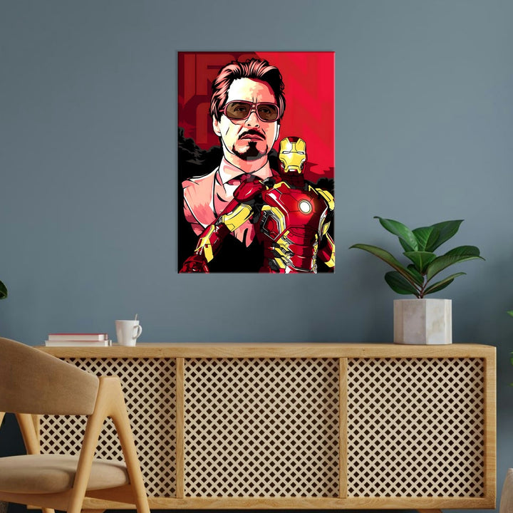 Metal Poster - Superhero Iron Man IM07