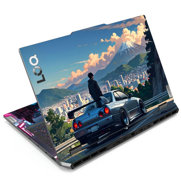 Laptop Skin - Skyline Racer Vibes