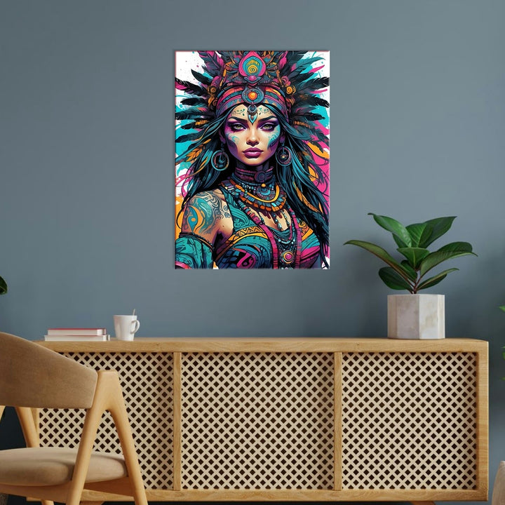 Metal Poster - Mystic Warrior