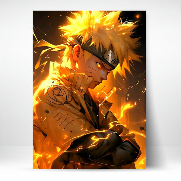 Metal Poster - Anime Naruto Uzumaki NU08