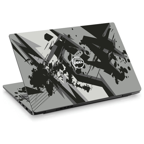 Dell Laptop Skin - Grayscale Splash