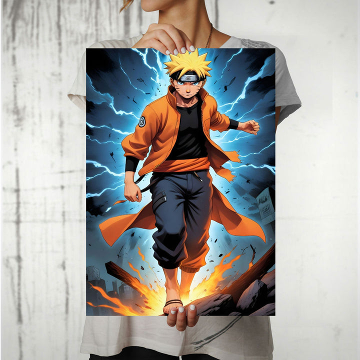 Metal Poster - Naruto Uzumaki NU02