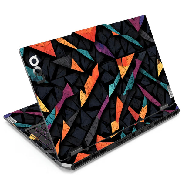 Lenovo LOQ Laptop Skin - Multicolored Triangular Mosaic Art