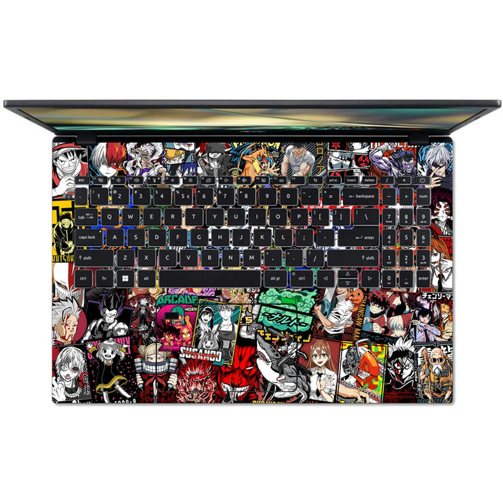 Acer Laptop Skin - Anime Arcade Sticker Bomb