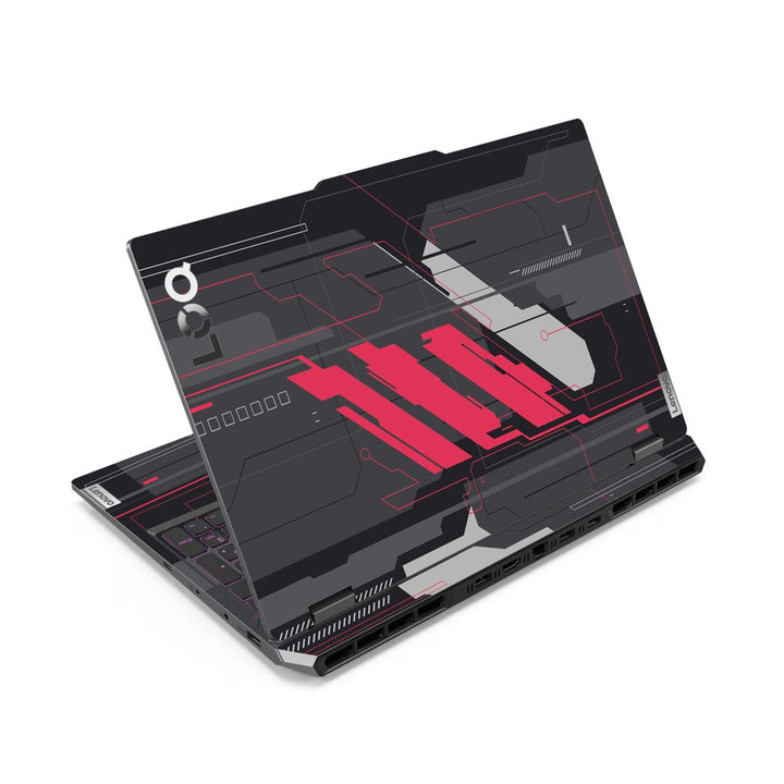 Lenovo LOQ Laptop Skin - Crimson Circuit