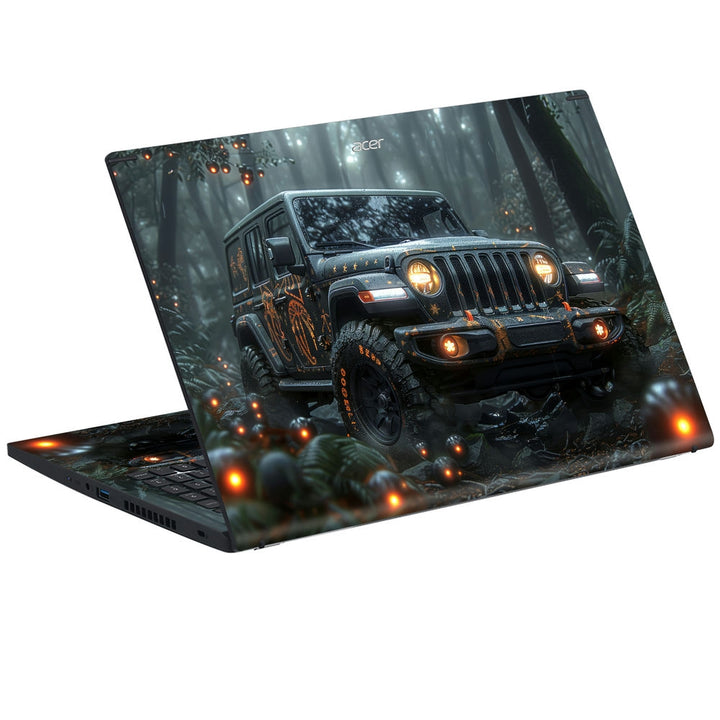 Acer Laptop Skin - Rainforest Jeep Ride