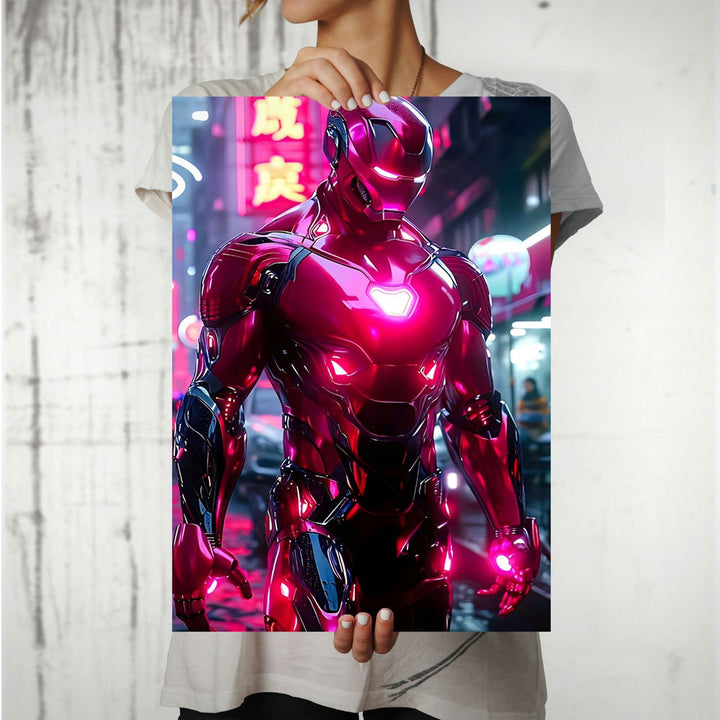 Metal Poster - Superhero Iron Man IM02