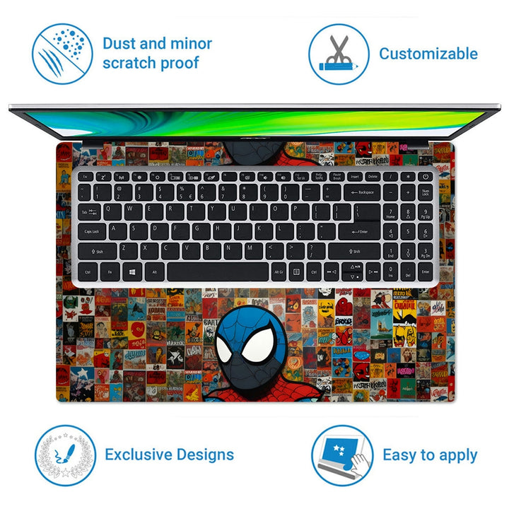 Laptop Skin - Spiderman Collage