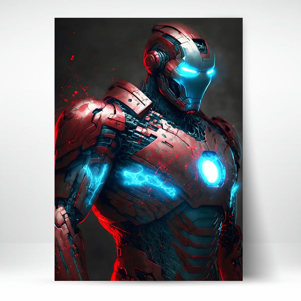 Metal Poster - Superhero Iron Man IM12