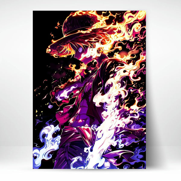 Metal Poster - One Piece Monkey D Luffy OP05