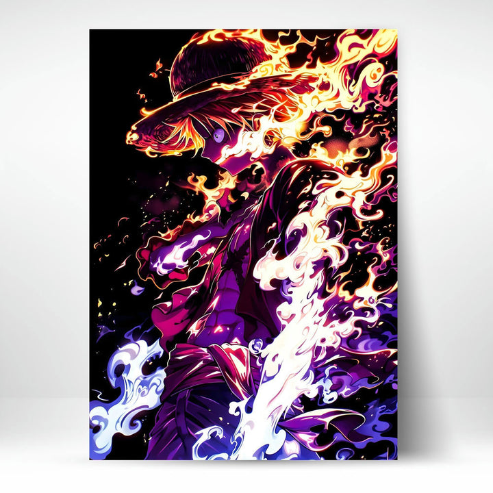 Metal Poster - One Piece Monkey D Luffy OP05