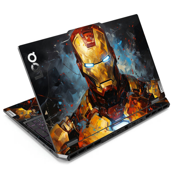 Lenovo LOQ Laptop Skin - Iron Man Brush Stroke Art