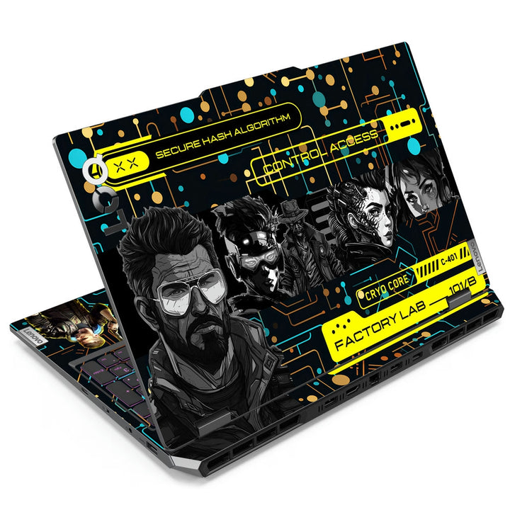 Lenovo LOQ Laptop Skin - Cyberpunk Cyber Grid