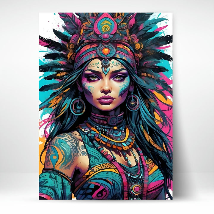 Metal Poster - Mystic Warrior