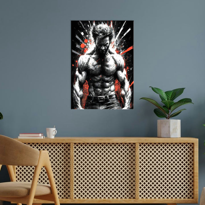 Metal Poster - Superhero Wolverine WOL07