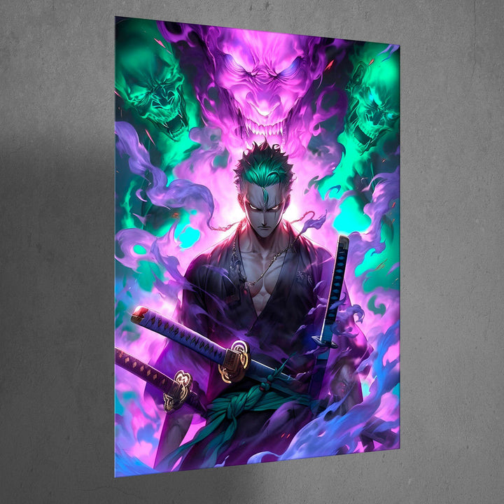 Metal Poster - One Piece Roronoa Zoro OP25