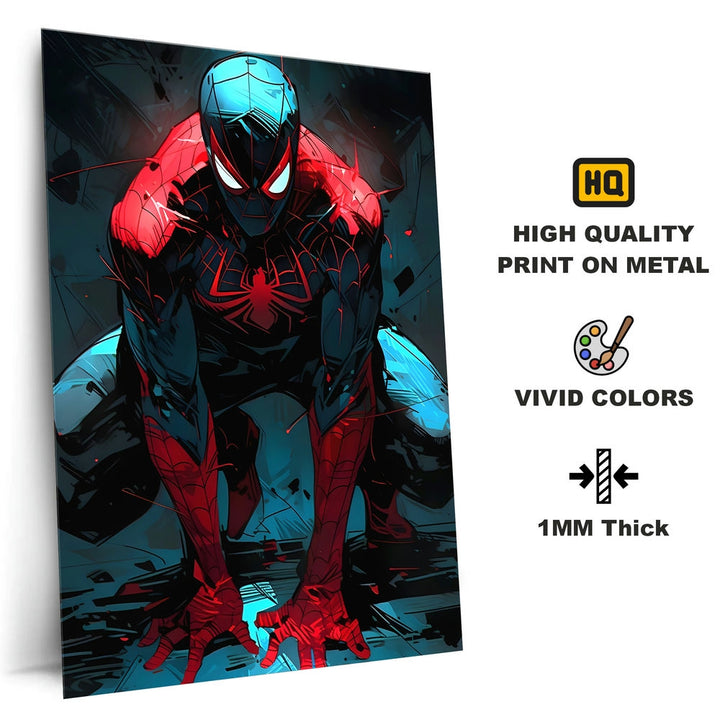 Metal Poster - Superhero Spiderman SM10