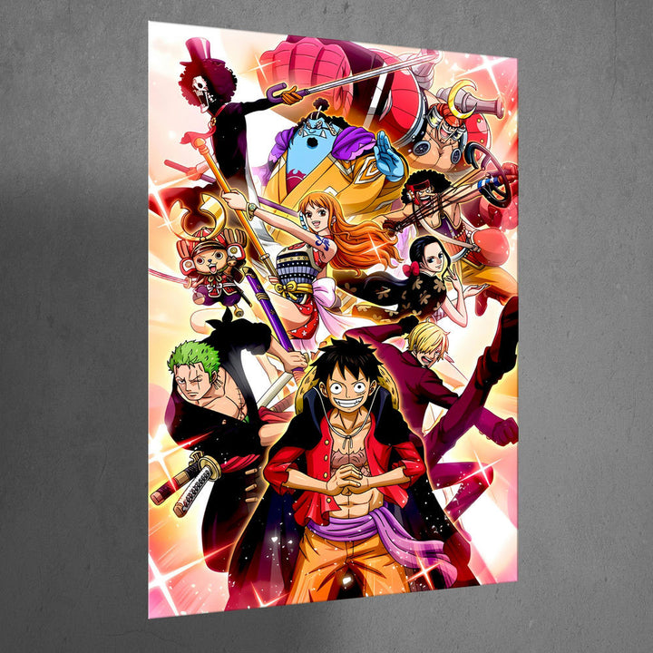 Metal Poster - One Piece Ninja Art