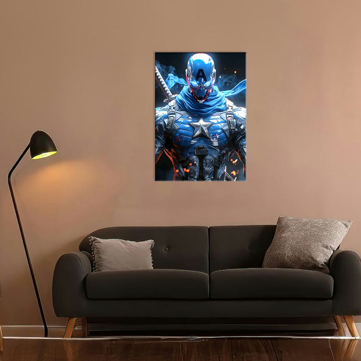 Metal Poster - Superhero Captain America CAP14