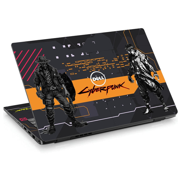 Dell Laptop Skin - Cyberpunk Tech Mercenary