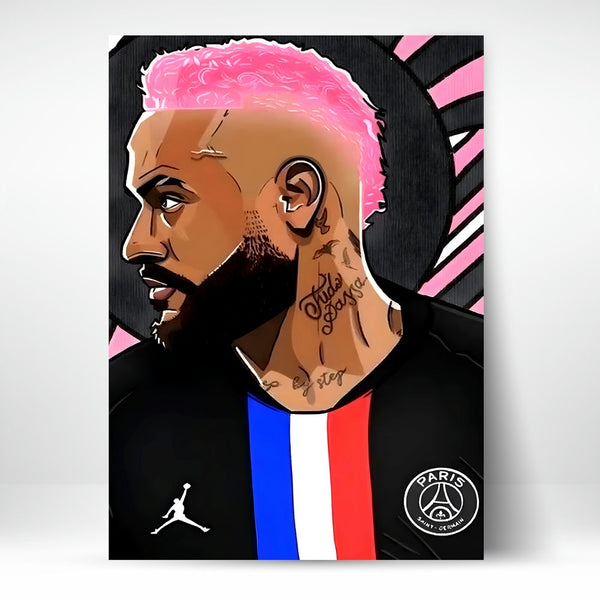 Metal Poster - Footballer Neymar Jr NJR03