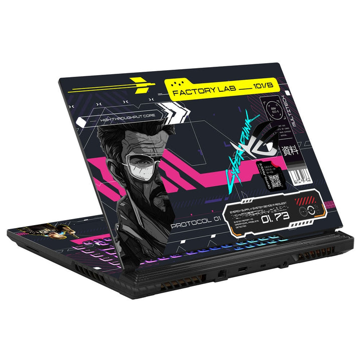 Asus Laptop Skin - Cyberpunk Data Drift