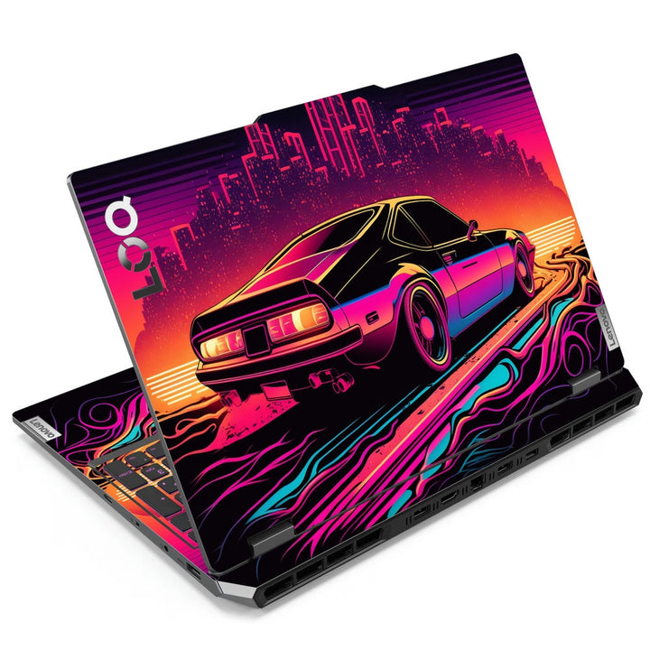 Laptop Skin - Retro Skyline Glow