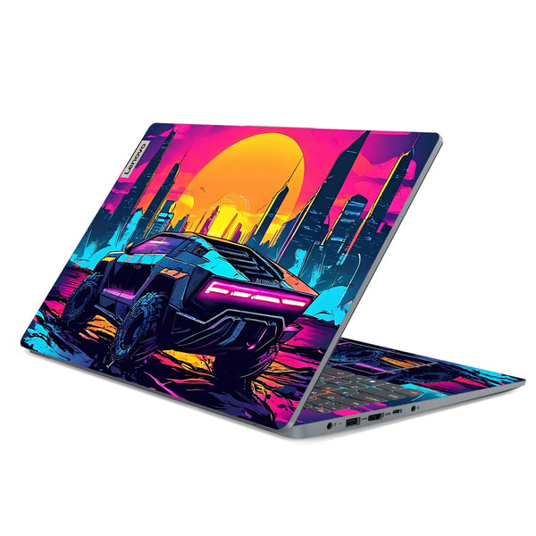 Lenovo Laptop Skin - Sunset Skyline Cruise