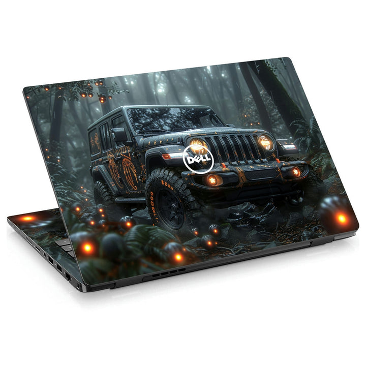 Dell Laptop Skin - Rainforest Jeep Ride