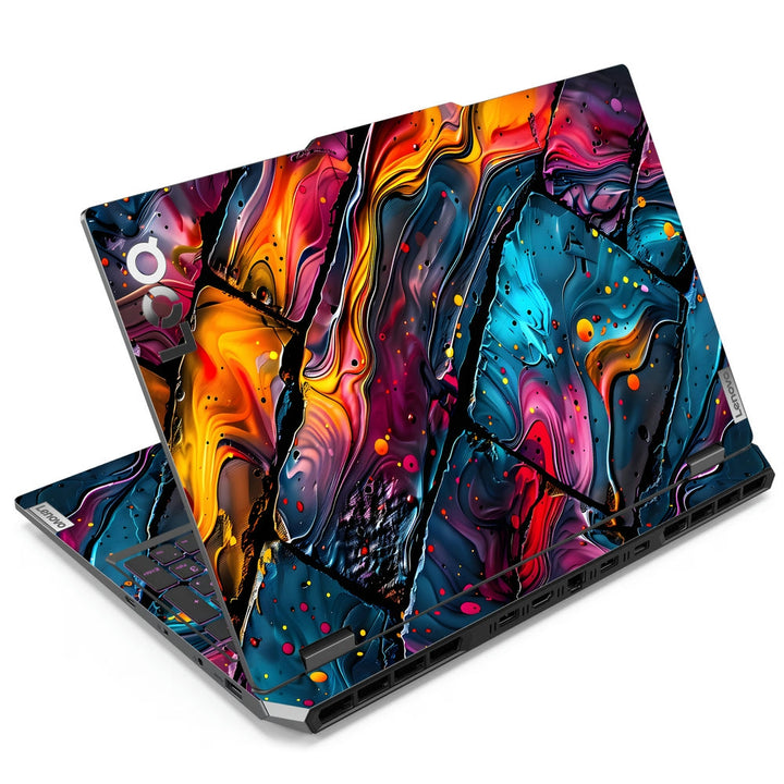 Lenovo LOQ Laptop Skin - Fiery Lava Flow Abstract Art