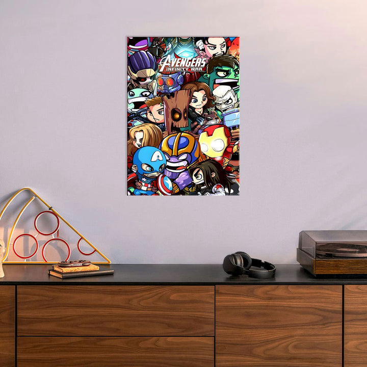 Metal Poster - Superhero Avengers AV01