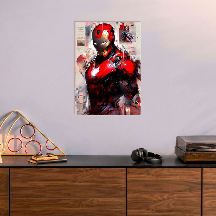 Metal Poster - Superhero Iron Man IM03