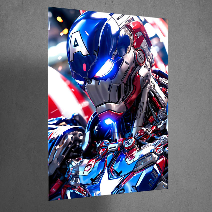 Metal Poster - Superhero Captain America CAP03