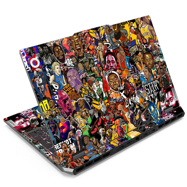 Lenovo LOQ Laptop Skin - Basketball Sticker Bomb DS2