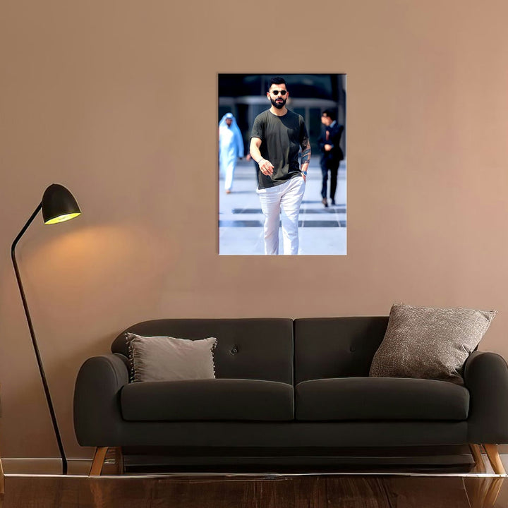 Metal Poster - Indian Cricketer Virat Kohli VK06