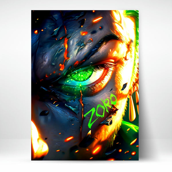 Metal Poster - One Piece Roronoa Zoro OP49