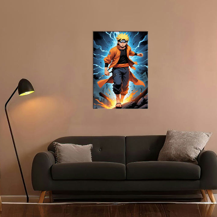 Metal Poster - Naruto Uzumaki NU02