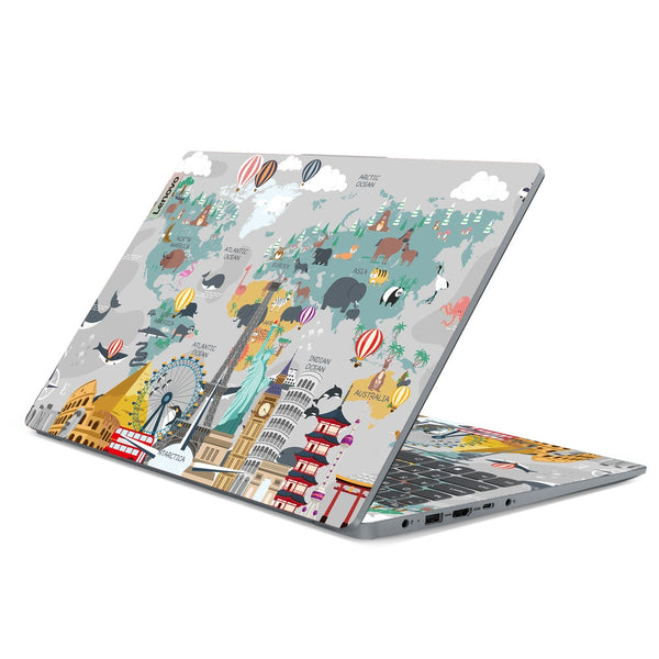 Lenovo Laptop Skin - Travel Around the World