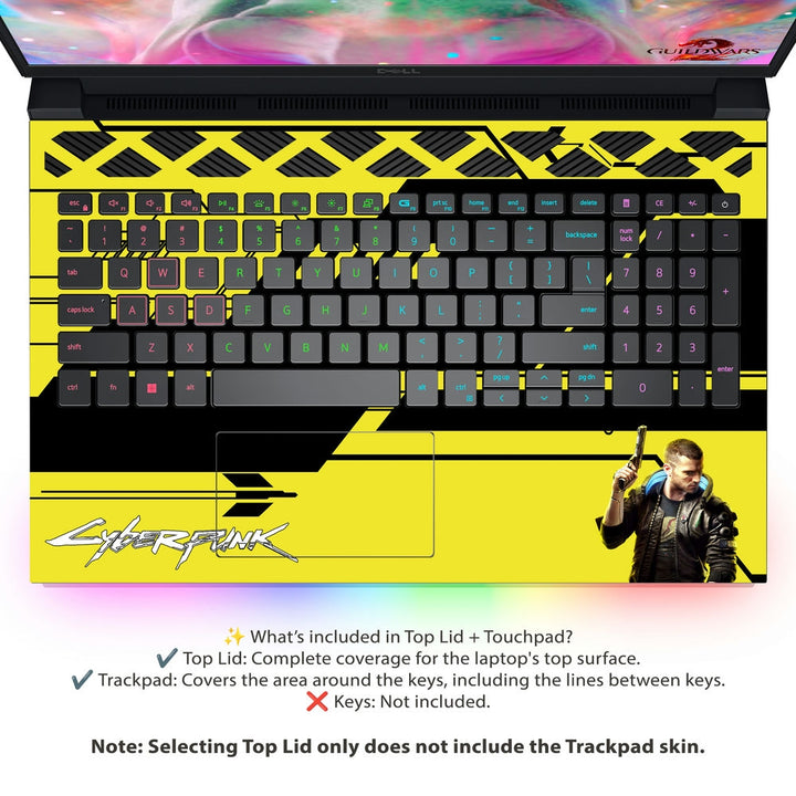 Dell Laptop Skin - Cyberpunk Circuit Breaker